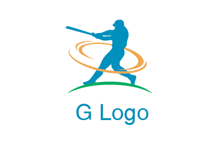 batsman sports logo