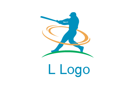 batsman sports logo