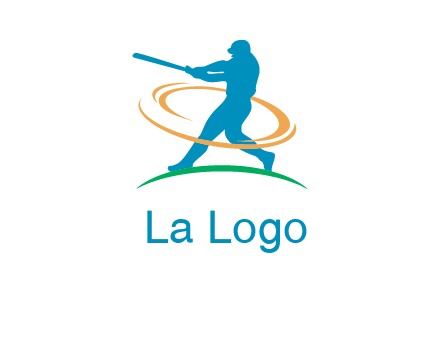 batsman sports logo