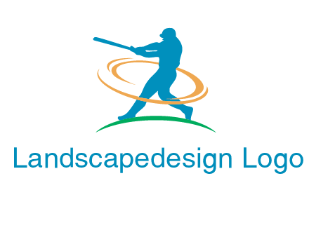 batsman sports logo