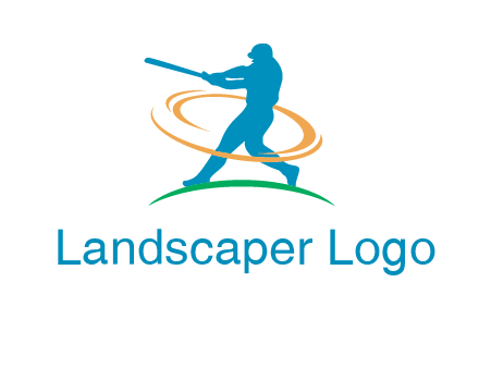 batsman sports logo