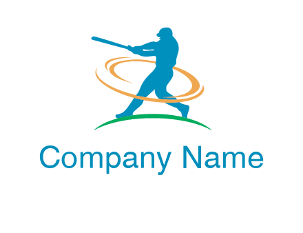 batsman sports logo