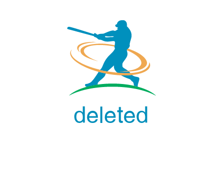 batsman sports logo