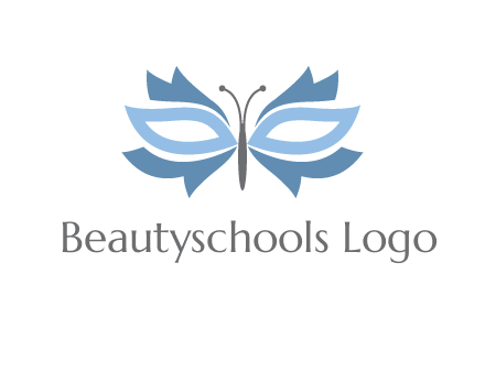 butterfly mask logo