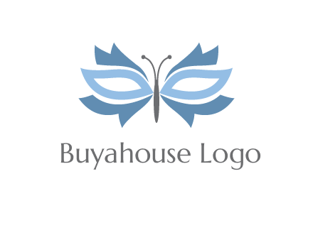 butterfly mask logo