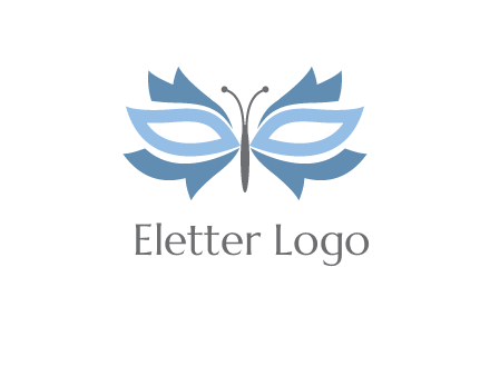 butterfly mask logo