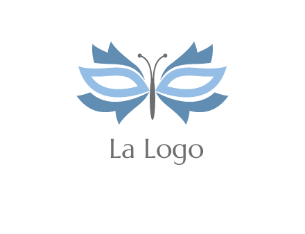 butterfly mask logo