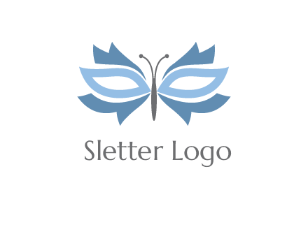 butterfly mask logo