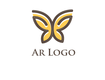 butterfly outline logo