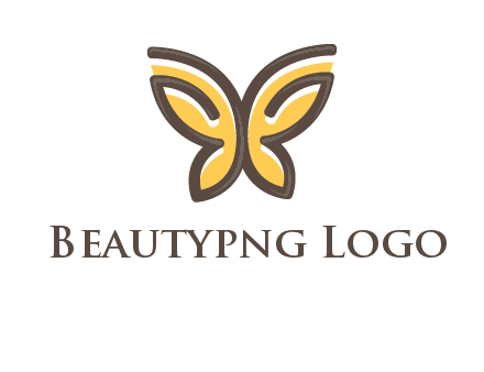 butterfly outline logo