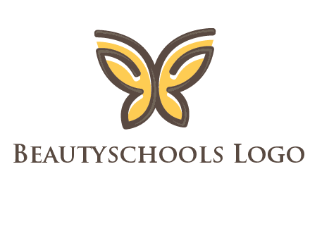 butterfly outline logo