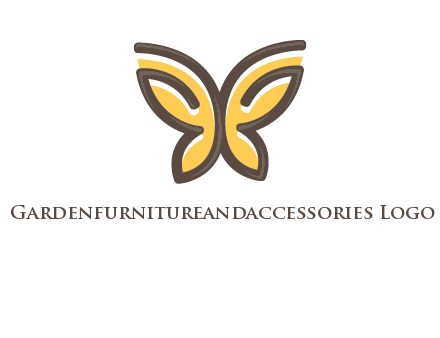 butterfly outline logo