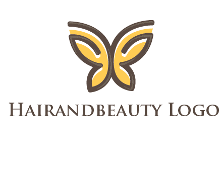 butterfly outline logo