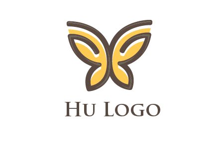 butterfly outline logo