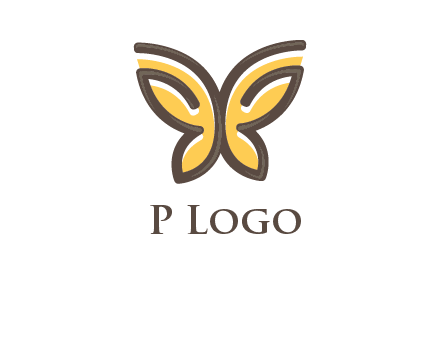 butterfly outline logo