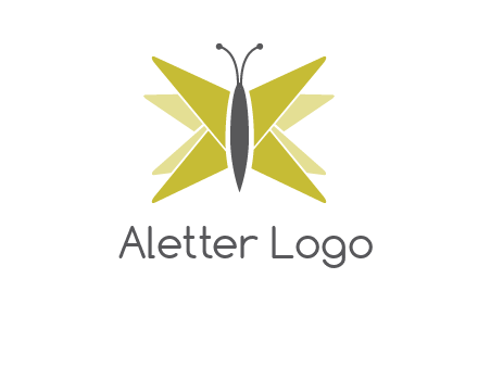 abstract moth logo