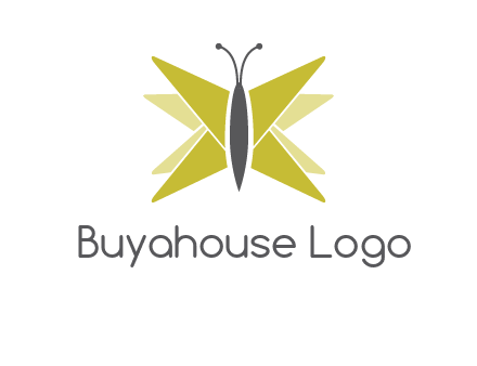 abstract moth logo