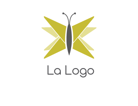 abstract moth logo