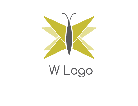 abstract moth logo