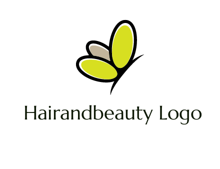 nails butterfly logo