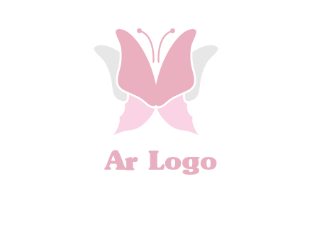 abstract butterfly logo