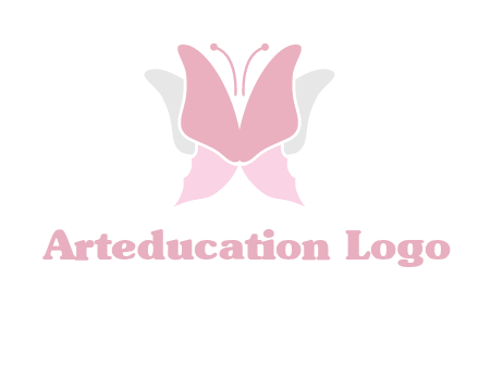 abstract butterfly logo