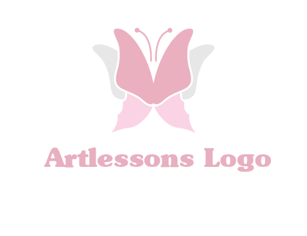 abstract butterfly logo