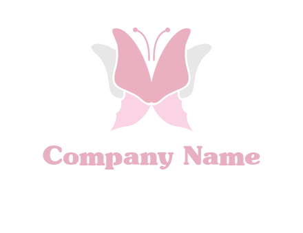 abstract butterfly logo