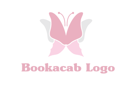 abstract butterfly logo