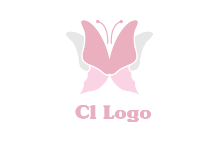 abstract butterfly logo