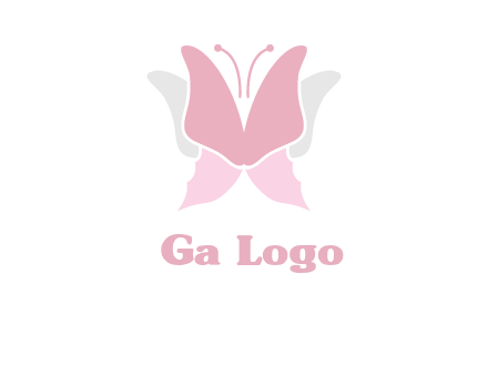 abstract butterfly logo