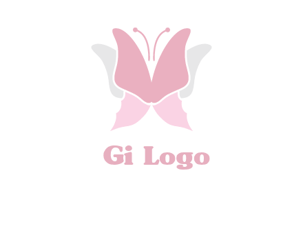 abstract butterfly logo