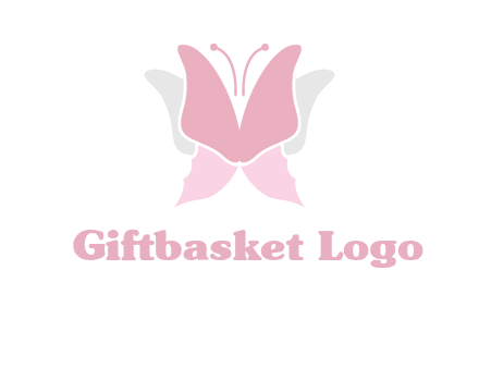 abstract butterfly logo