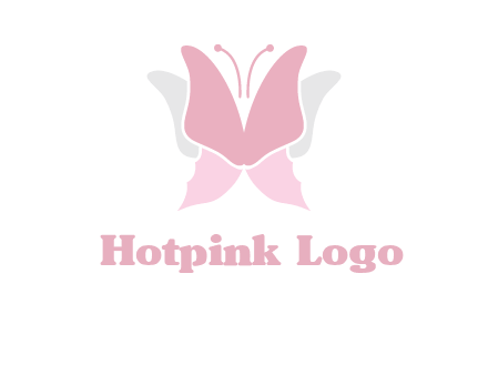 abstract butterfly logo