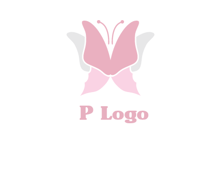 abstract butterfly logo