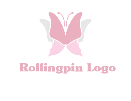 abstract butterfly logo