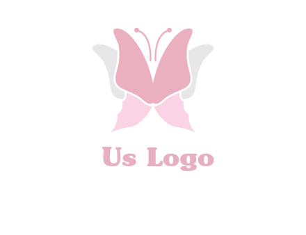 abstract butterfly logo