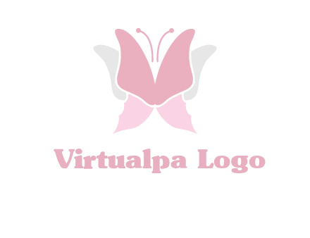 abstract butterfly logo