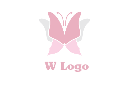 abstract butterfly logo