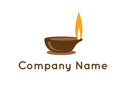 diwali lamp logo