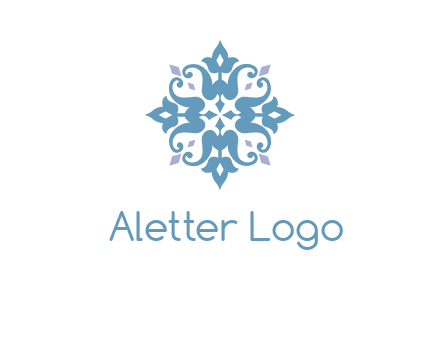 floral ornament logo