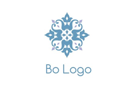 floral ornament logo