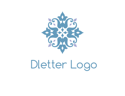 floral ornament logo