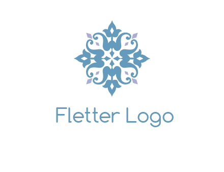 floral ornament logo