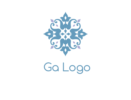 floral ornament logo