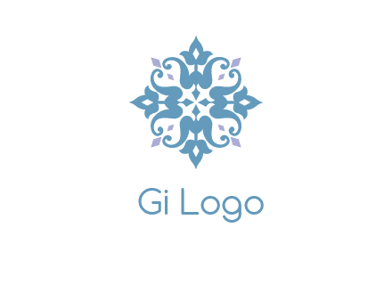 floral ornament logo