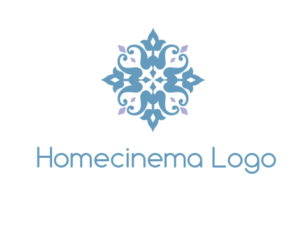 floral ornament logo