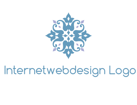 floral ornament logo