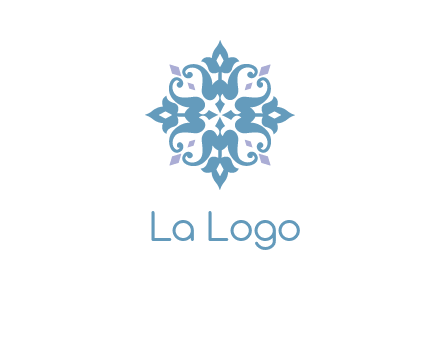 floral ornament logo