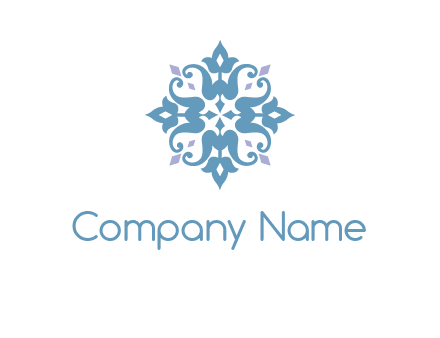 floral ornament logo